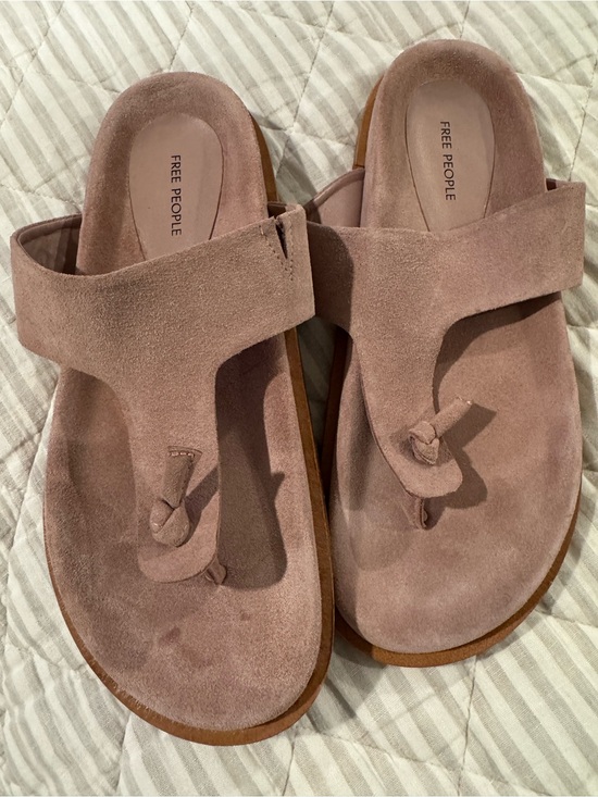 Free People Shoes - Free People Mika Suede Footbed Sandals